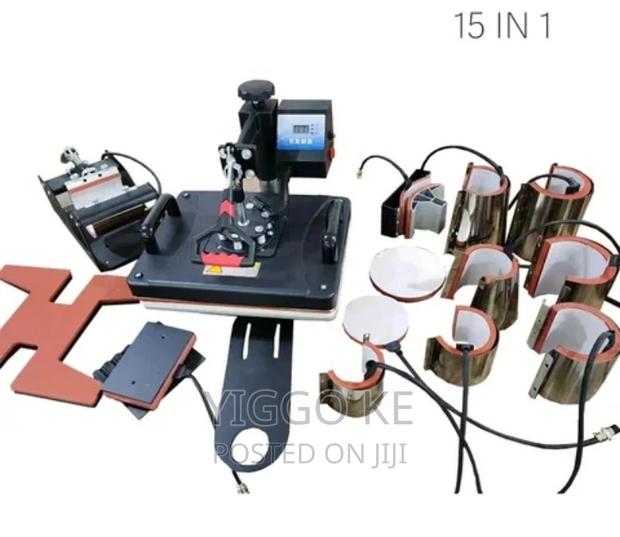 15 in One Combo Heat Press Machine