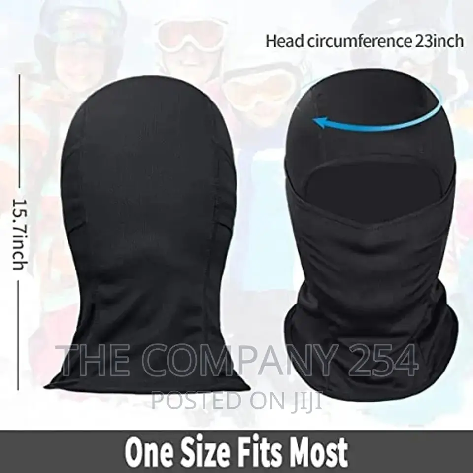 All Black White Riding Dust Desert Ski Masks 
Ksh.1000