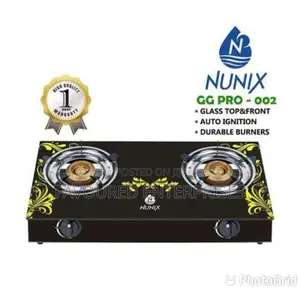 Nunix 2 Burner Glass Top Burner
