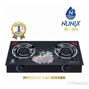 2 Burner Glass Top Infrared Double Burner