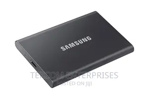 Samsung T7 Portable SSD USB 3.2 2TB (Gray) - MU-PC2T0T/AM