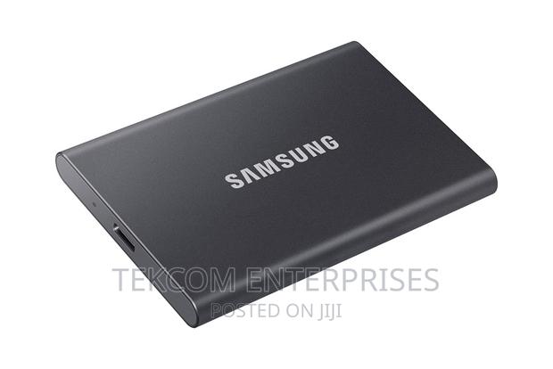Samsung T7 Portable SSD USB 3.2 2TB (Gray) - MU-PC2T0T/AM