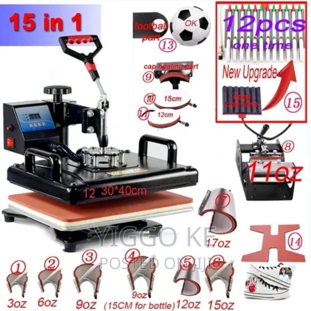 Quality 15 in 1 Combo Heat-Press Machine