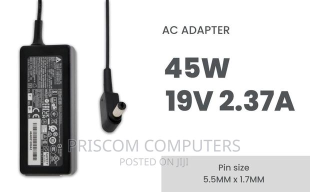 45W 19V 2.37A Acer Adapter-Charger, Acer Small Pin Charger - thumbnail 2