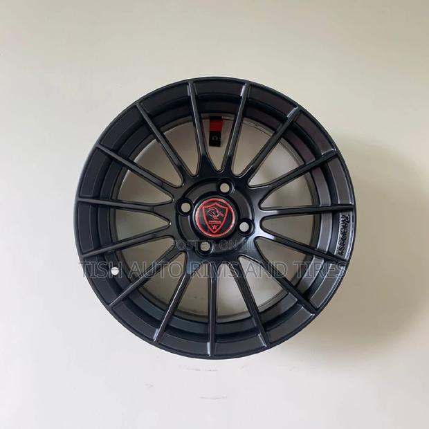 RD Black Multi Spocks 15 Inch Rims 4*100 - main view
