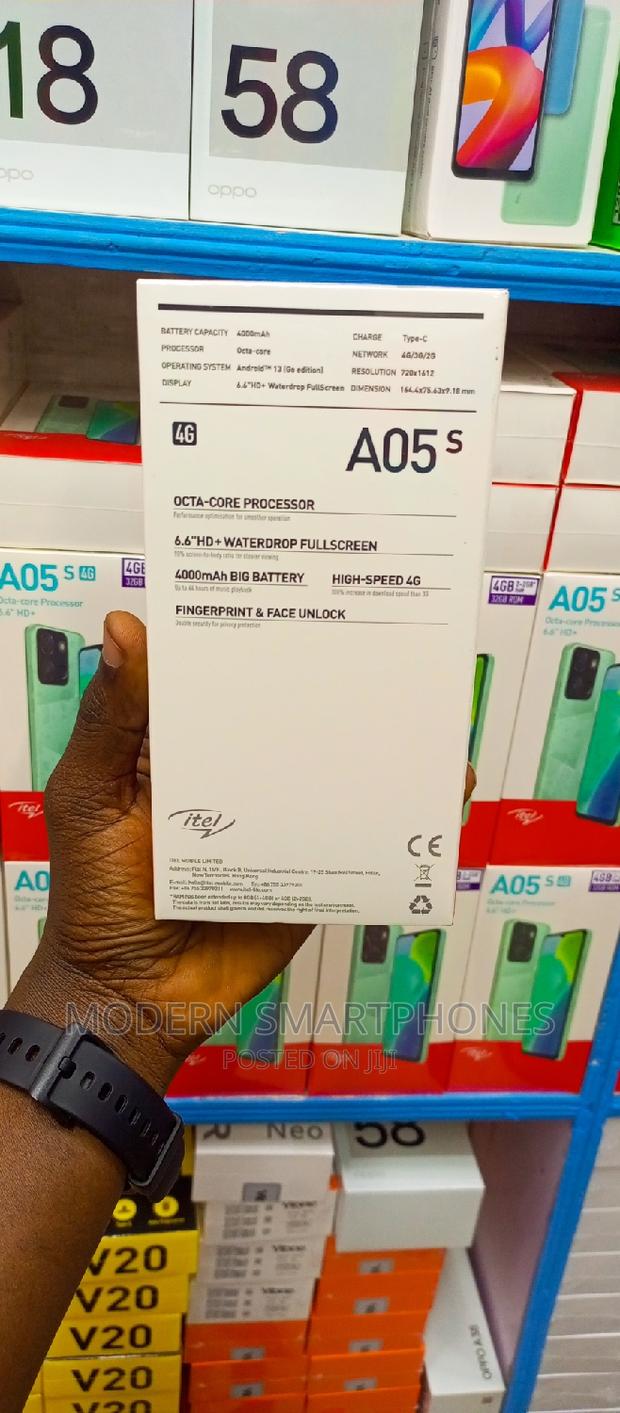 New Itel A05s 32 GB Black - thumbnail 3