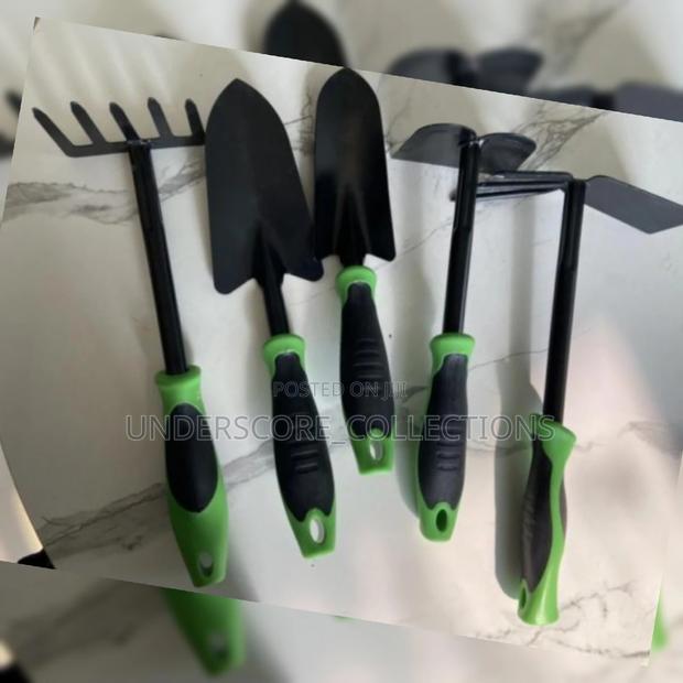 5pcs Stainless Steel Garden Tool Set. - main view