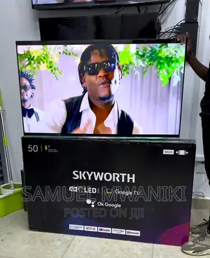Skyworth 50'' Qled Uhd Google Smart Tv Framelessnew Model