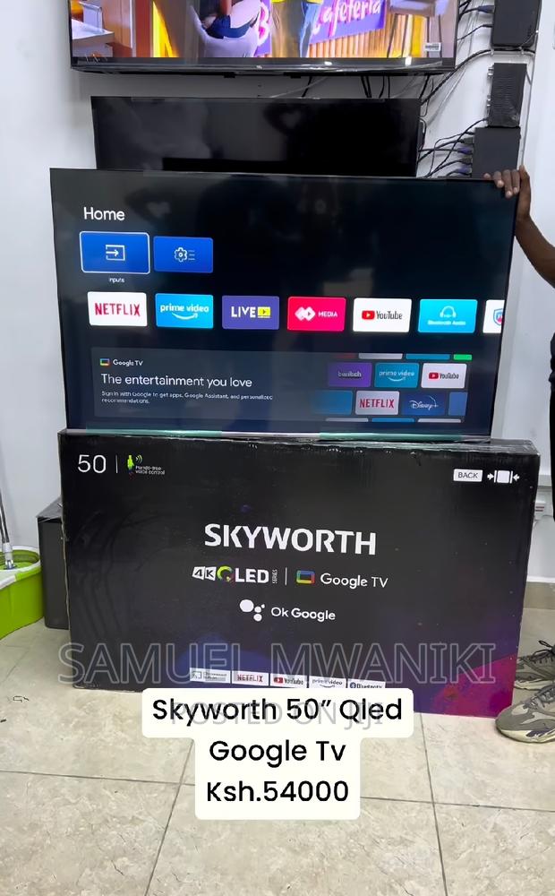 Skyworth 50'' Qled Uhd Google Smart Tv Framelessnew Model - main view