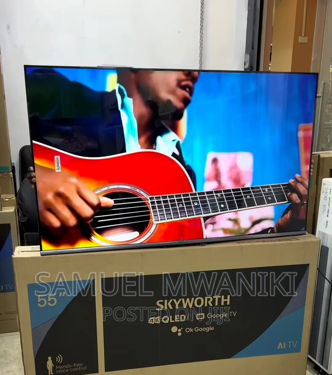 Skyworth 55" Qled Uhd Google Smart Tv Frameless New Model