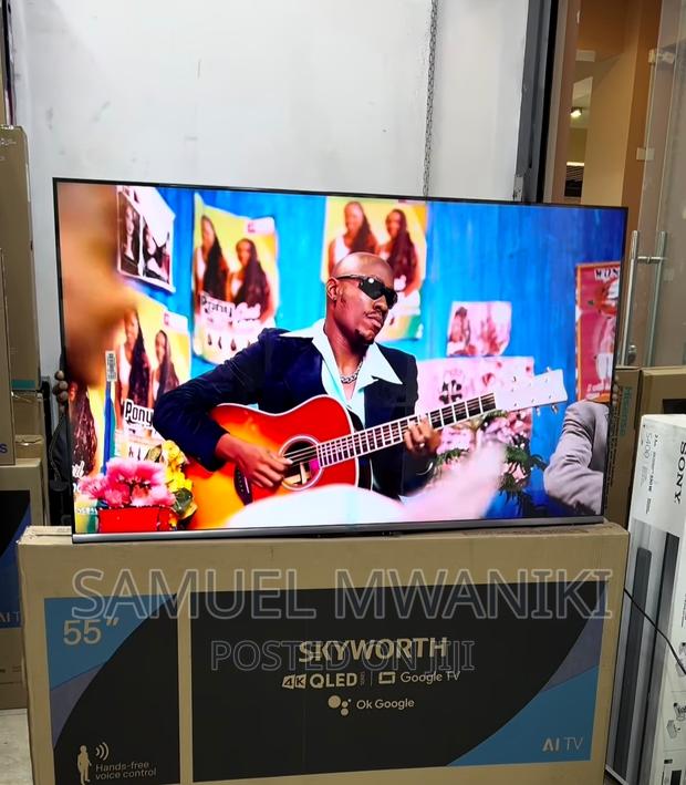Skyworth 55" Qled Uhd Google Smart Tv Frameless New Model - thumbnail 4