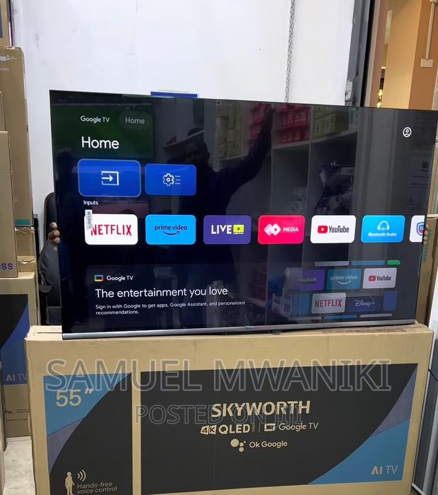 Skyworth 55" Qled Uhd Google Smart Tv Frameless New Model - main view