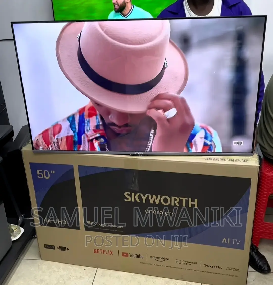 Skyworth 50′′ Uhd Smart Android Frameless Tv Netflix
