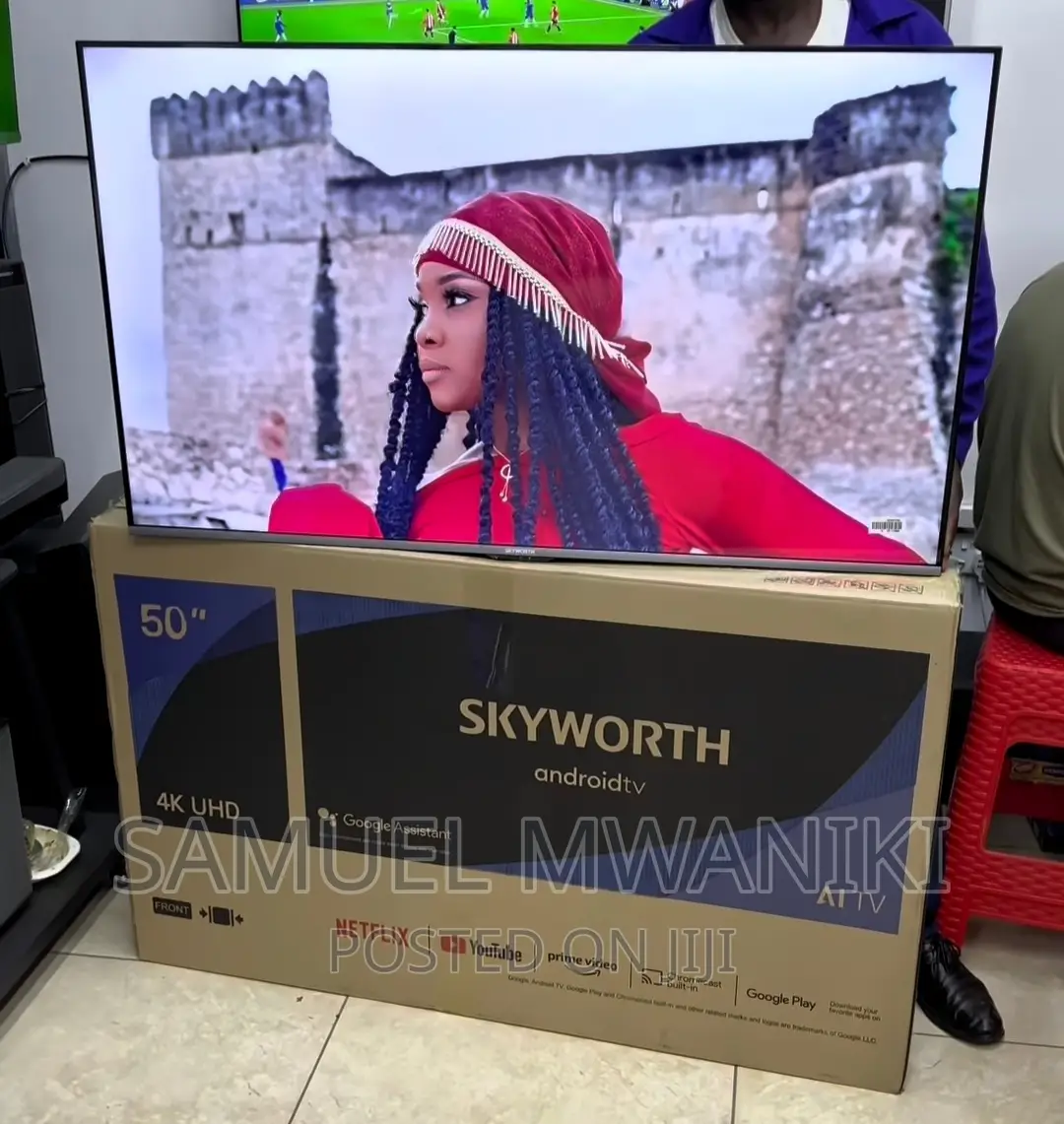 Skyworth 50′′ Uhd Smart Android Frameless Tv Netflix