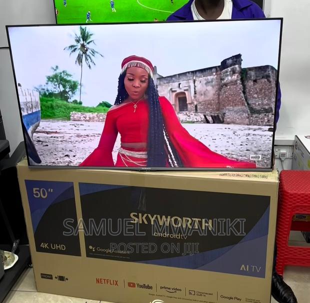 Skyworth 50′′ Uhd Smart Android Frameless Tv Netflix - thumbnail 6