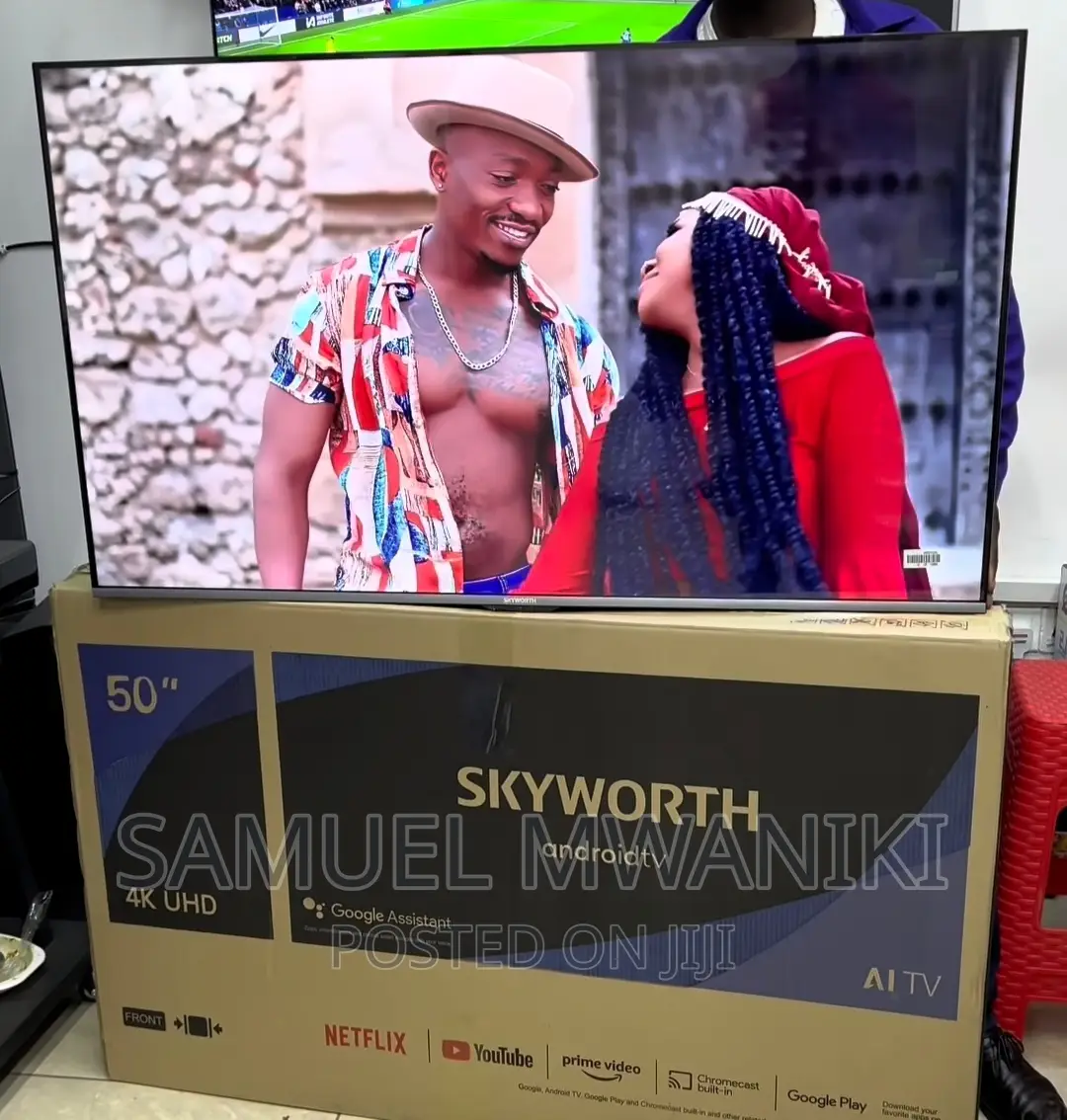Skyworth 50′′ Uhd Smart Android Frameless Tv Netflix