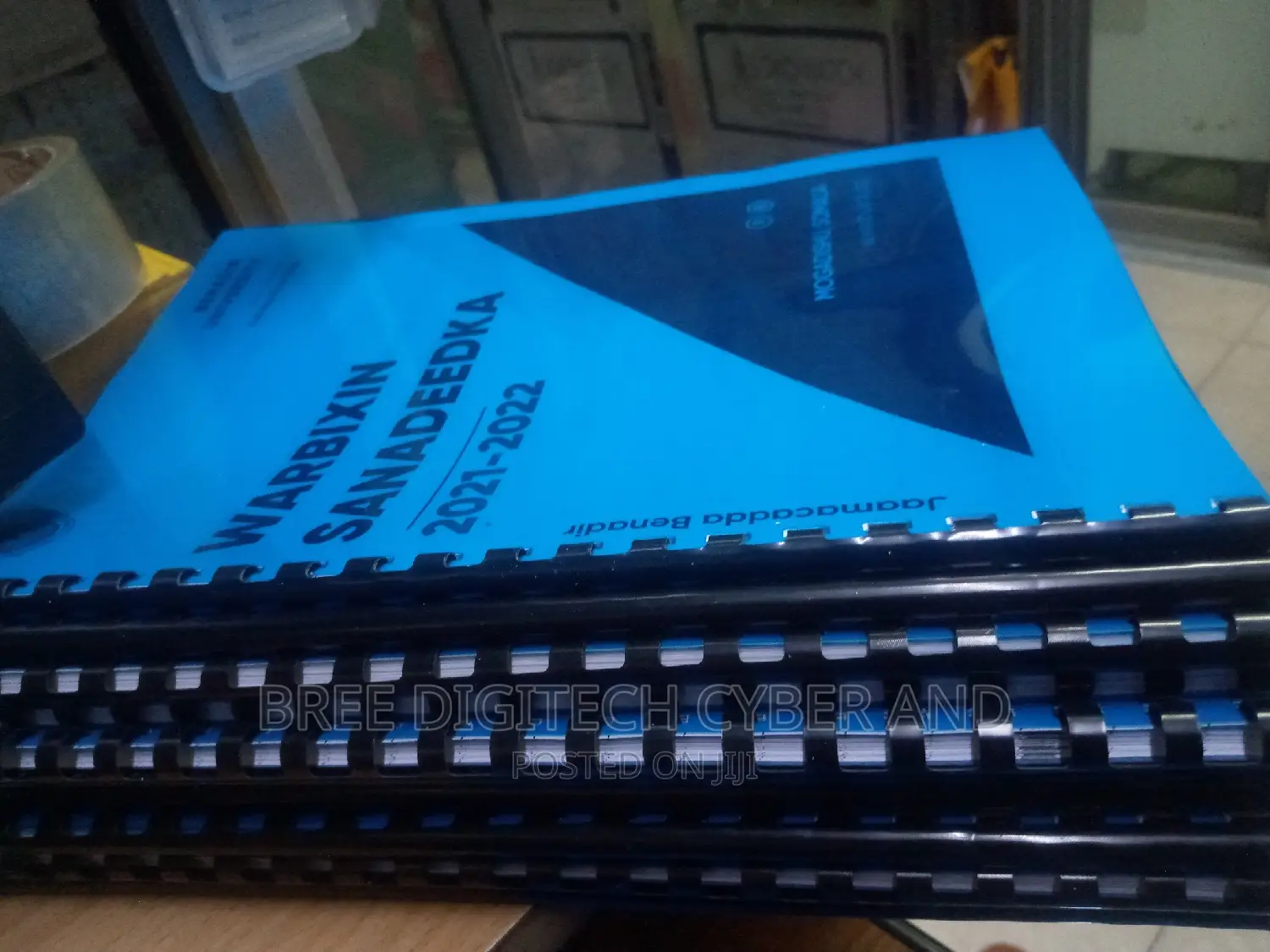 Black Ring Spiral Binding