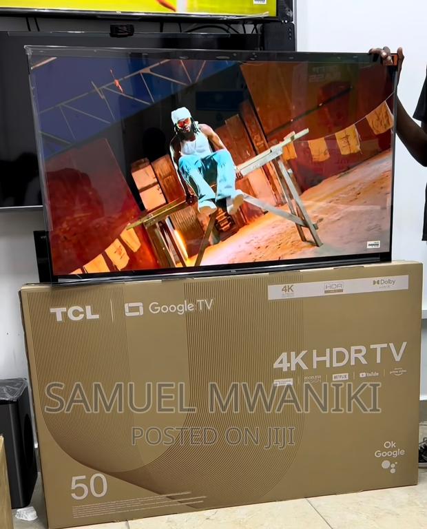TCL 50” Frameless Uhd Google Tv With Voice Control New - thumbnail 2