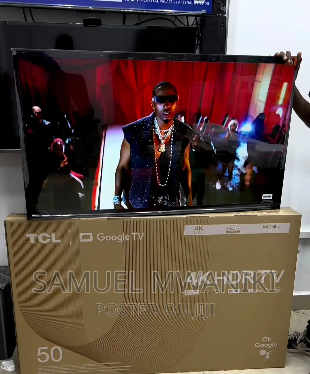 TCL 50” Frameless Uhd Google Tv With Voice Control New