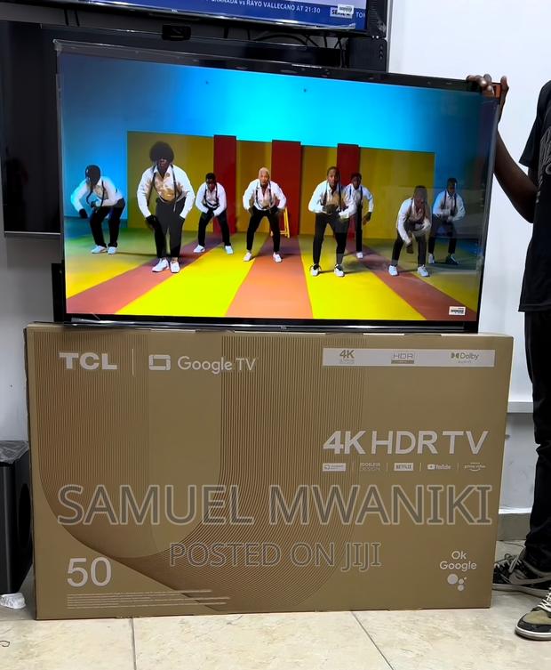 TCL 50” Frameless Uhd Google Tv With Voice Control New - thumbnail 9