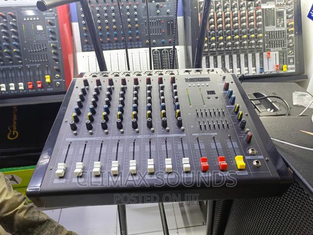 Powered Mixer Omaxs 8channels,.