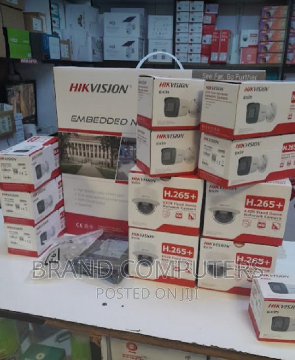 Hikvision 4 2MP IP Network CCTV Cameras Complete System