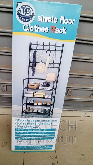 5 Tier Shoe Rack With Hanger
