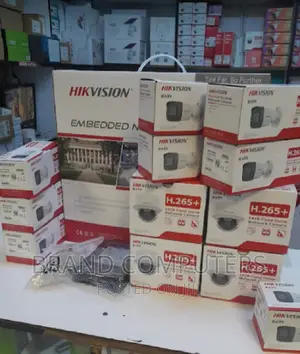 Four 4 Hikvision 2MP IP Network CCTV Cameras Complete System