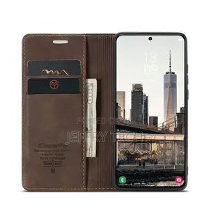 Leather Flip Wallet Back Cover Case for Samsung Galaxy S22+