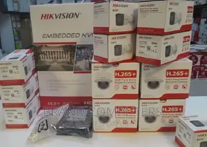 4 Hikvision 2MP IP Network CCTV Cameras Full Kit Sale