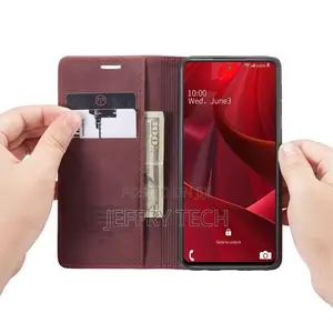 Flip Wallet Back Cover Case for Samsung Galaxy S20 FE - Brow