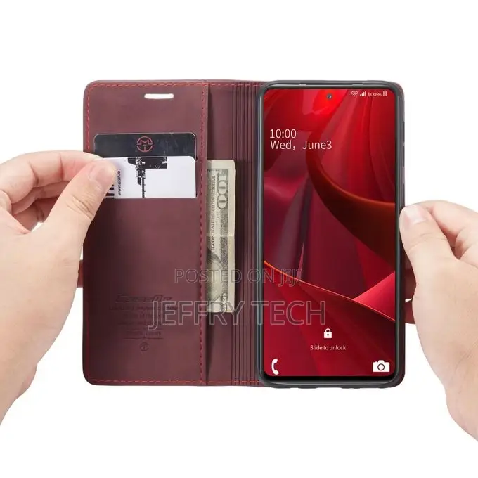 Flip Wallet Back Cover Case for Samsung Galaxy S20 FE - Brow