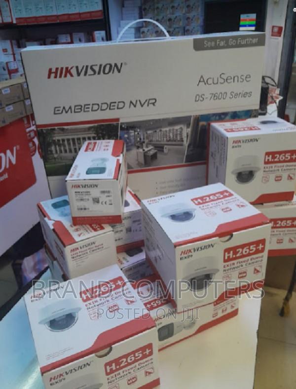 4 Channel CCTV Camera Complete Set Hikvision Ip Camera 2mp