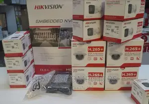 Hikvision 4 2MP IP Network CCTV Cameras Complete Full Kit