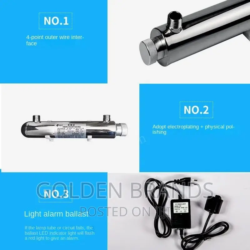 Stainless Steel UV Water Sterilizer