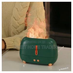 Portable Colorful Cool Mist Room Fire Flame Humidifier - thumbnail 2