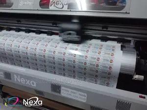 Per Square Meter Clear Sticker