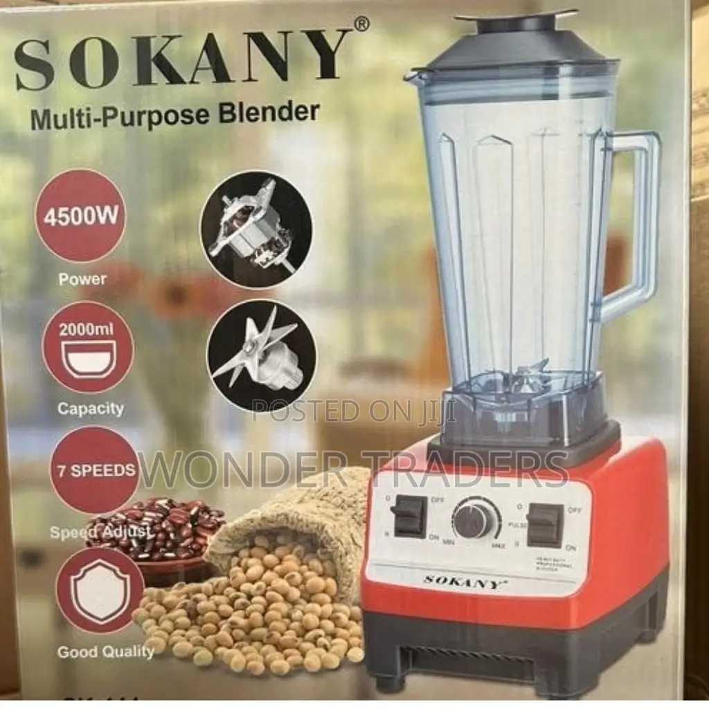 Sokany Heavy Duty Commercial Blender Mult Function