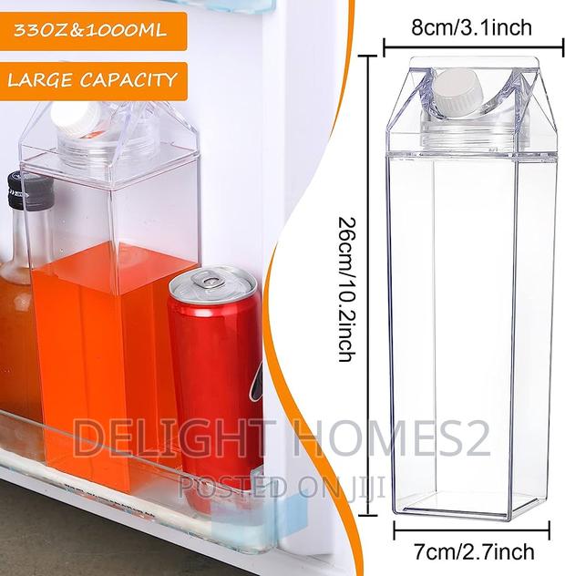 *1L Clear Acrylic Fridge Bottle - thumbnail 3