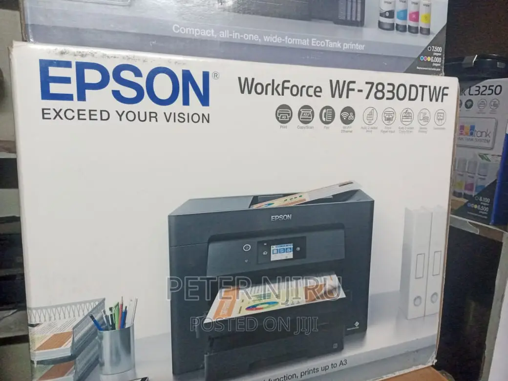 A3 Colour Multifunction Inkjet Printer WF-7830DTWF EPSON