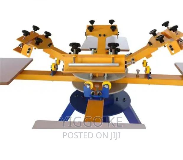 4 Stations 4 Colours Screen Printer