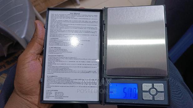 Digital Pocket Scale Led Screen 0.01gms X 500gms - main view
