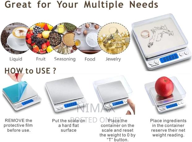 Pocket Weight Scale Portable 0.01gmsx500gms - thumbnail 5