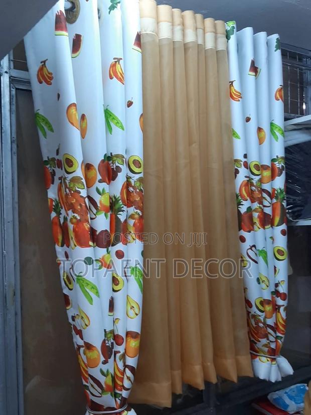 Kitchen Curtain and Sheer Kitchen Curtain and Sheer