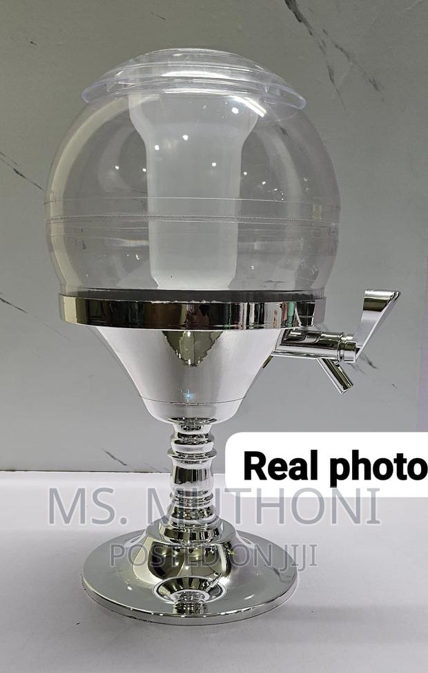 3.5L Spherical Wine Dispenser With Ice Slot Separator * - thumbnail 3