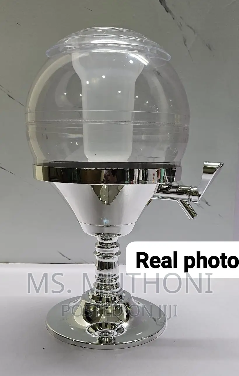 3.5L Spherical Wine Dispenser With Ice Slot Separator *