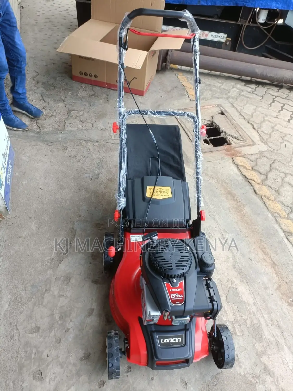 Gasoline 18" Loncin Lawn Mower -5hp Engine