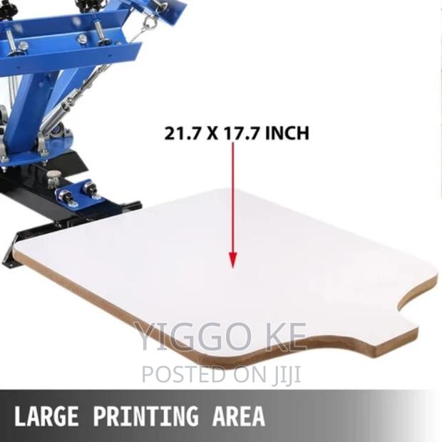 4 Colour 4 Stations Screen Printer