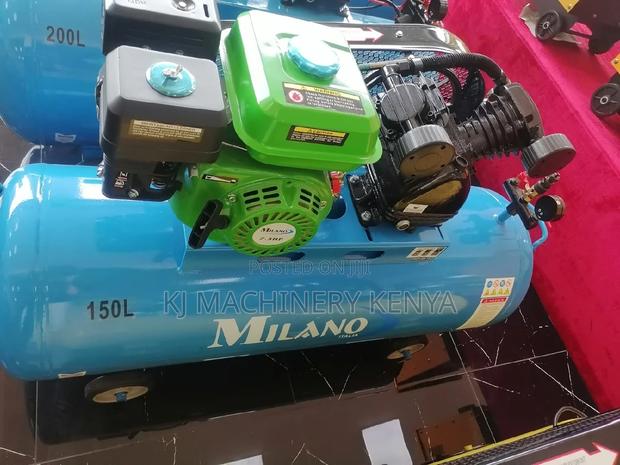 Milano Gasoline 150L Air Compressor -Petrol Powered - thumbnail 2