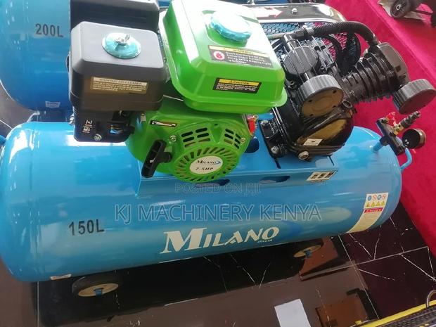 Milano Gasoline 150L Air Compressor -Petrol Powered - thumbnail 3